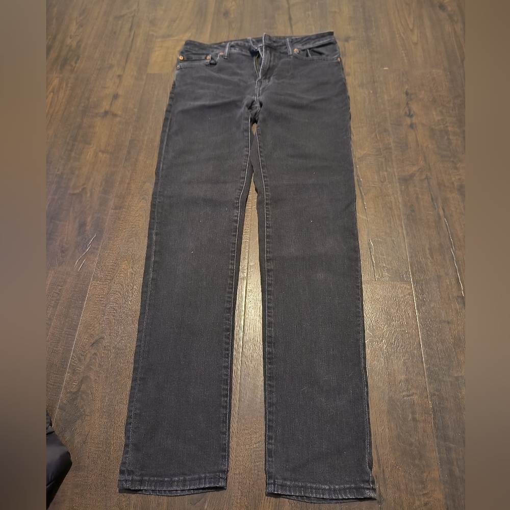 Men's American eagle black stoned washed jeans  size 32×34